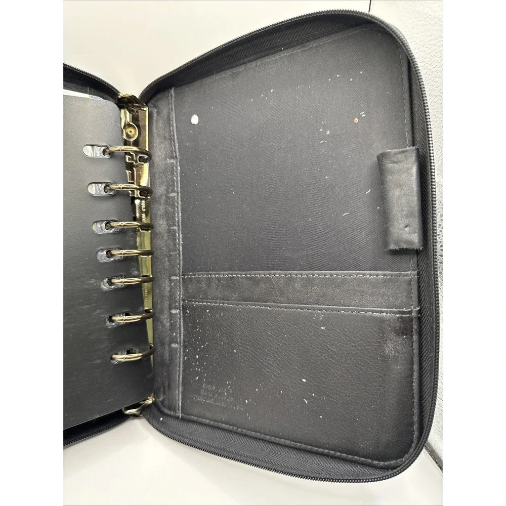Franklin Quest Planner Binder Genuine Leather 10